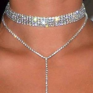 4 layer Diamond choker